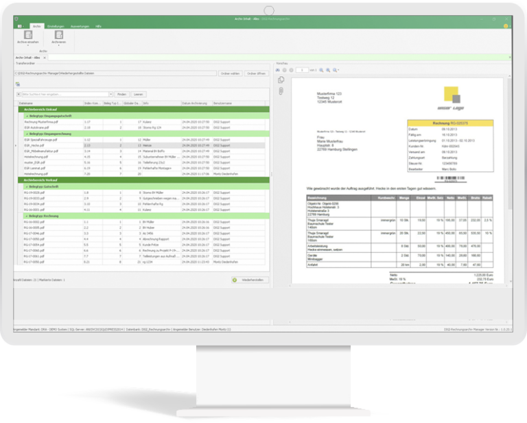 Schnelles Und Einfaches Rechnungsarchiv